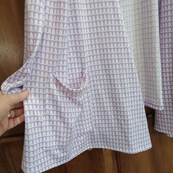 LuLaRoe Womens Violet/White SOFT KNIT Long Open Cardigan POCKETS Medium Nwot - Picture 2 of 9